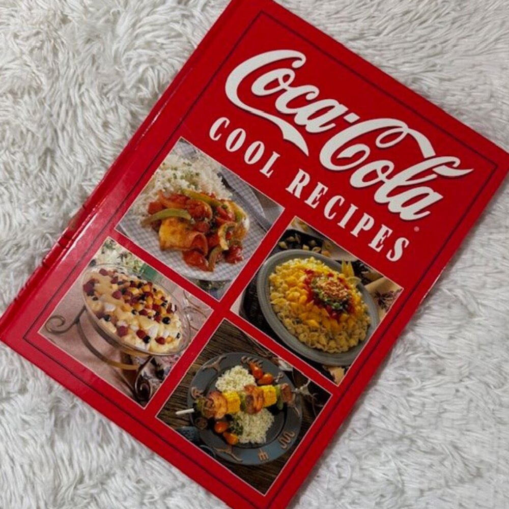 Vintage 2000 Coca-Cola Cool Recipes Hardcover Book